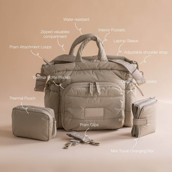 Baby Changing Tote Bag - Oyster