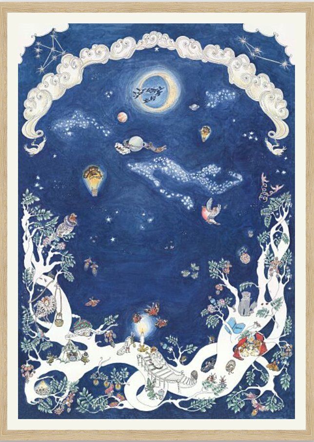 The Space Above the Ground - Nighttime - Fine Art Print