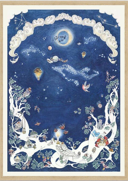 The Space Above the Ground - Nighttime - Fine Art Print-