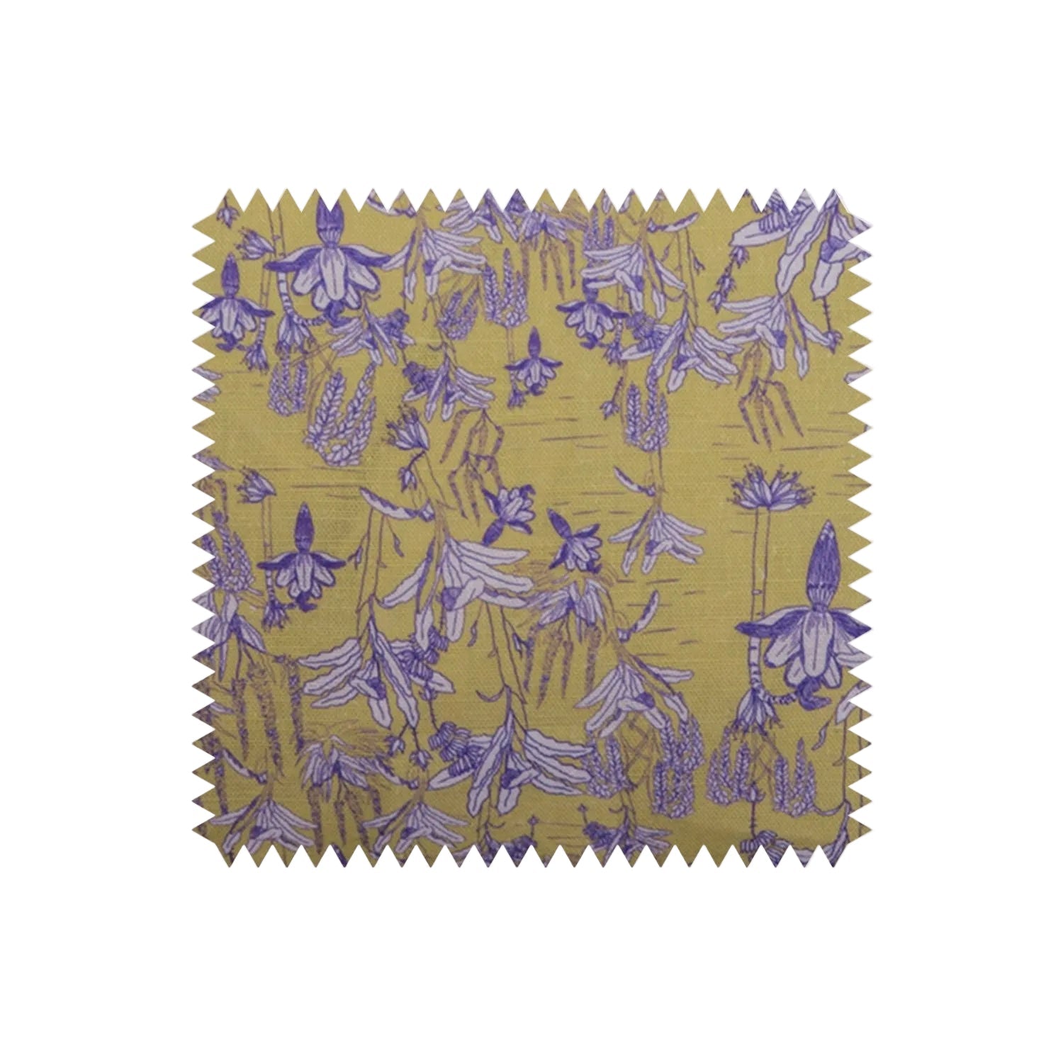 Fabric Swatch of Tropicalia Butter Yellow
