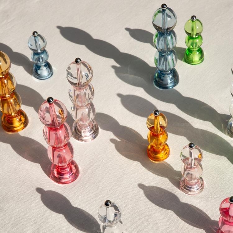 Clear Icy Mini Bob Salt or Pepper Mill