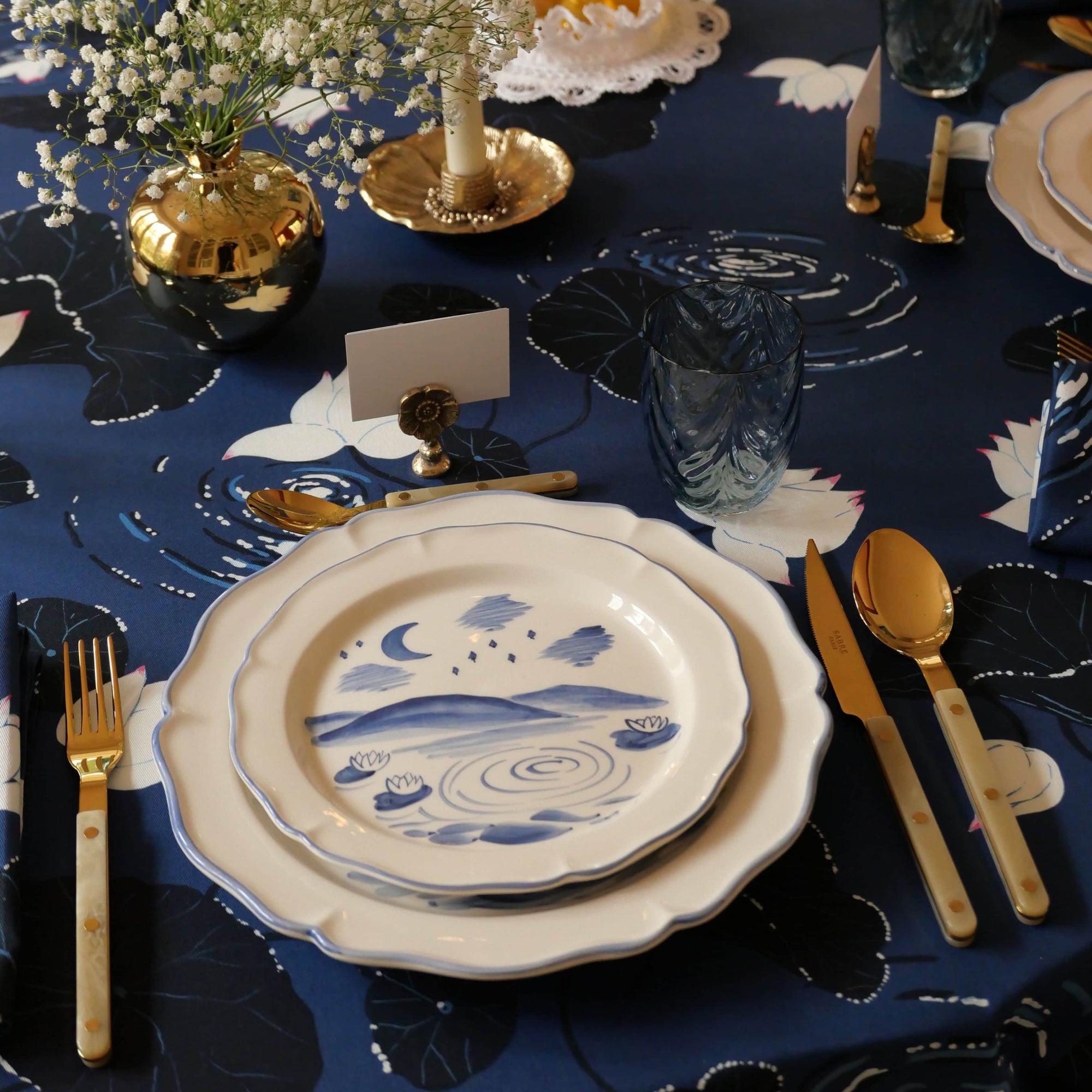 Night Pond Tablecloth