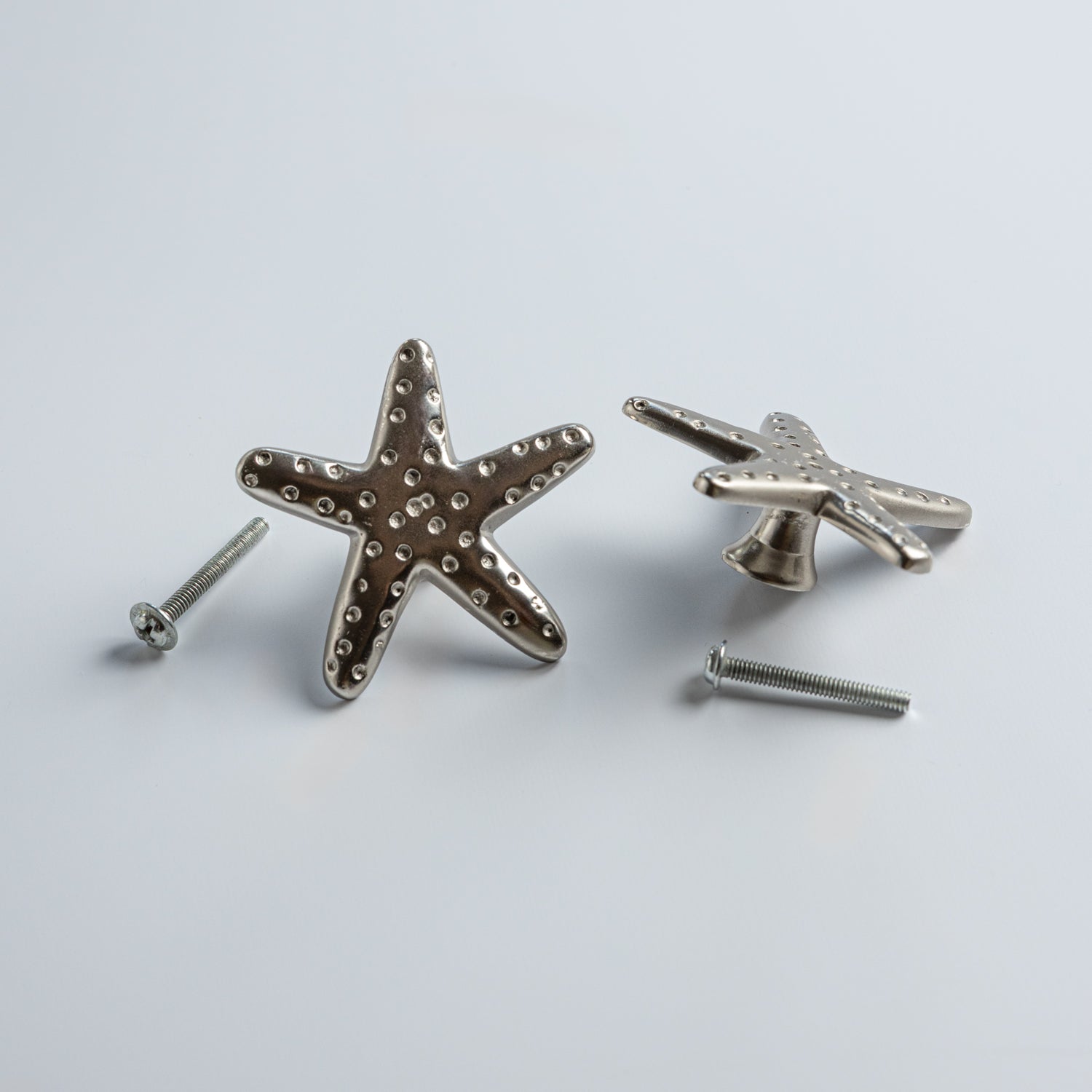 Starfish Knob, Polished Chrome