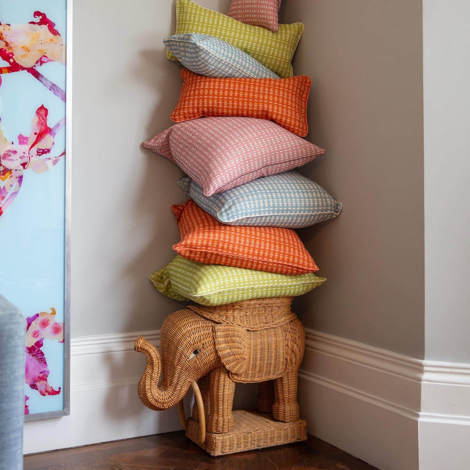 Lali II | Starlight Blue Small Cushion