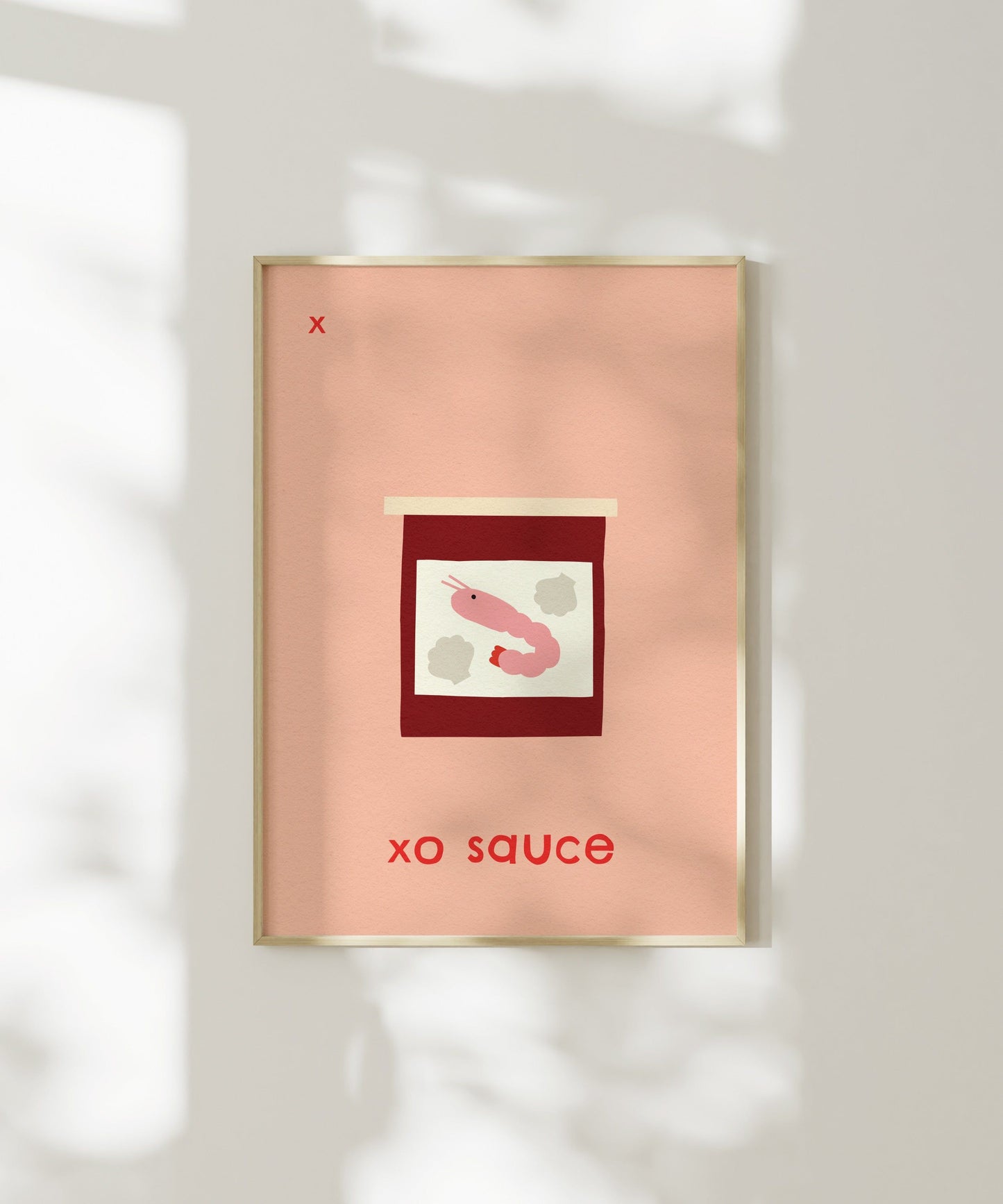 X for XO Sauce Art Print