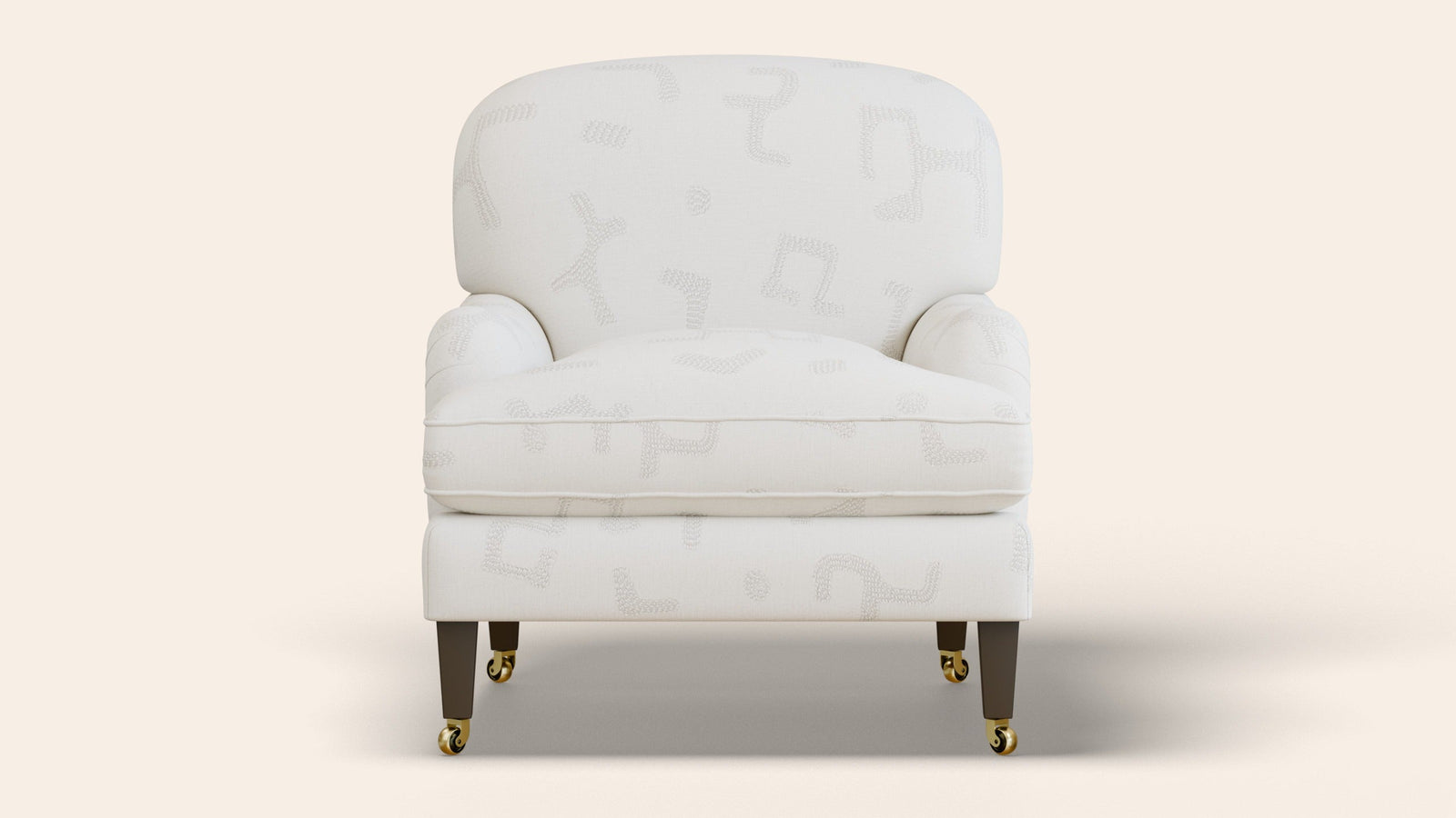 Sofia Armchair, Raphia, Powder