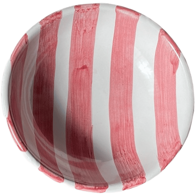 Bowl 14 cm – Striped Pink