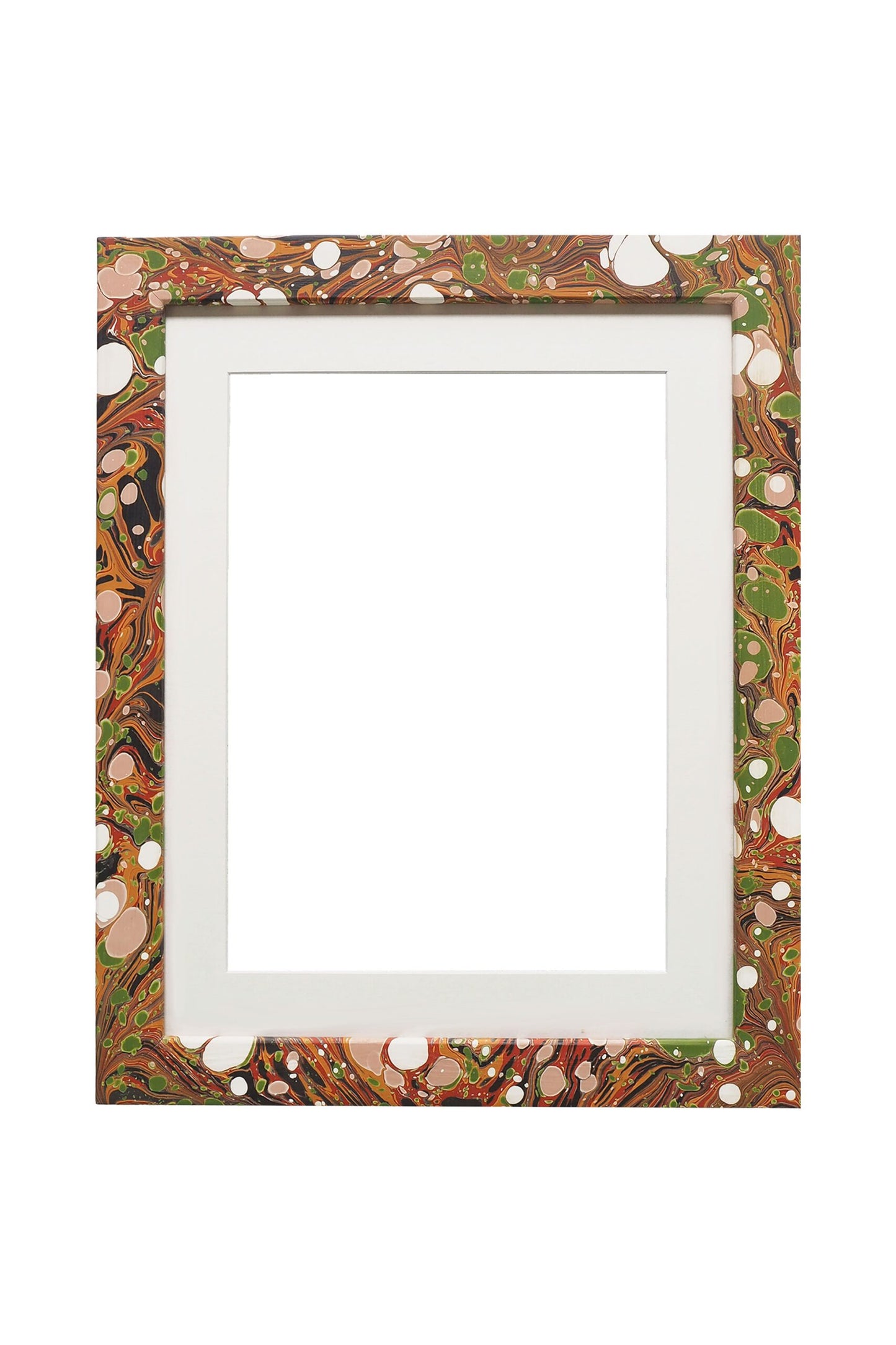 Hand Marbled Igneus Frame