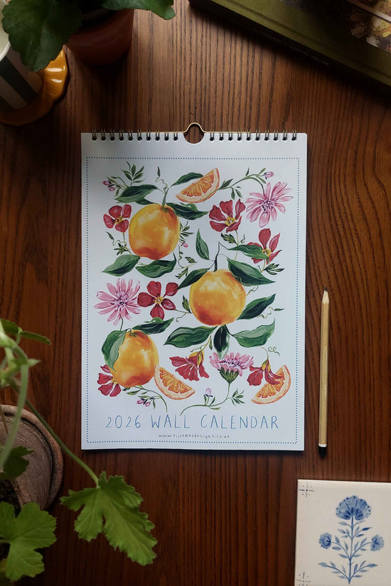 2026 Fruit Wall Calendar