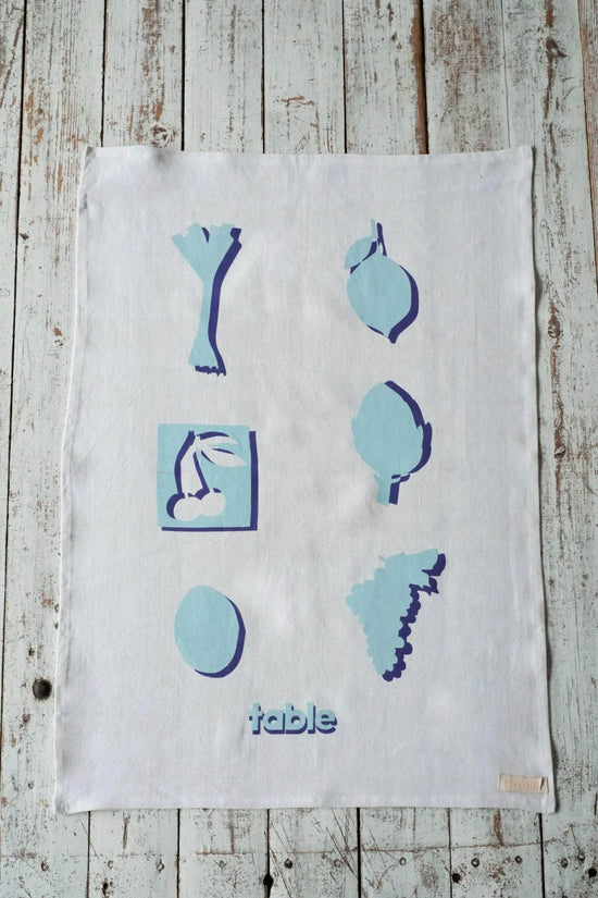 Blue Market Dishcloth