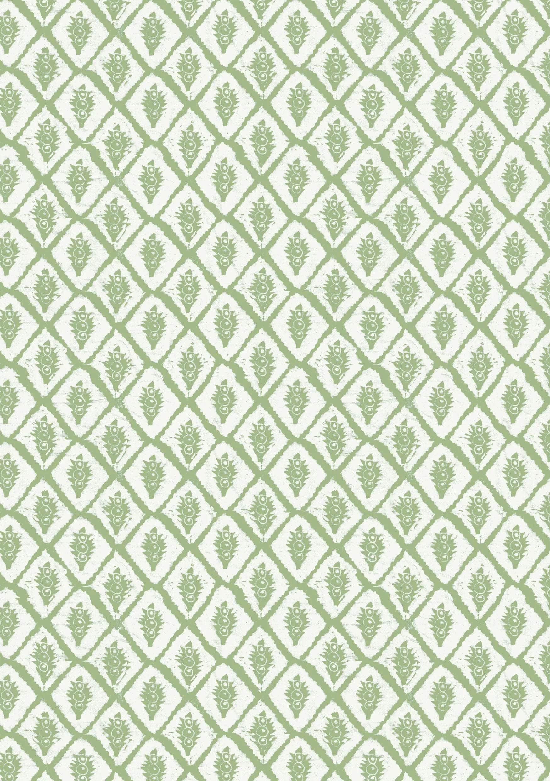 Jaipur Wallpaper - Light Green
