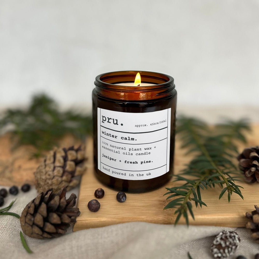 Apothecary 100% Essential Oil Massage Candle - Winter Calm