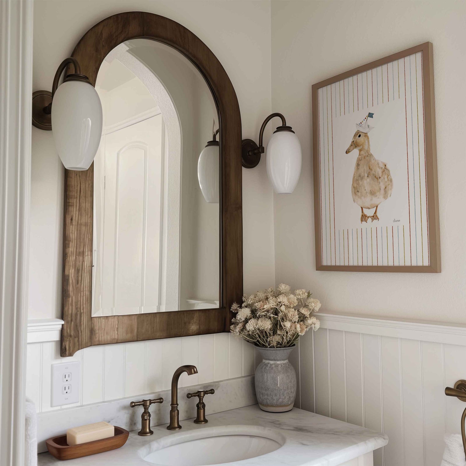 Beyond The Pond Art Print