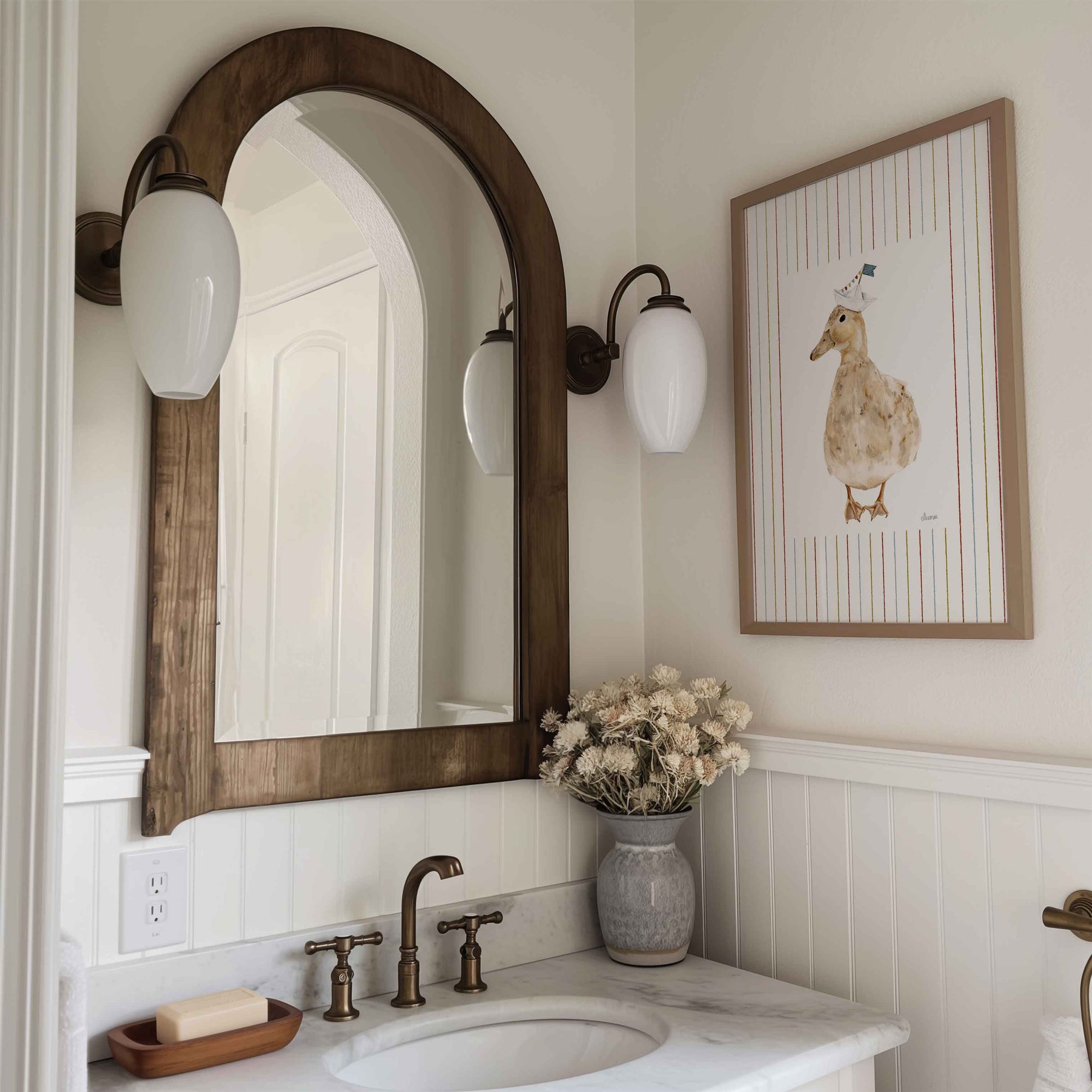 Beyond The Pond Art Print