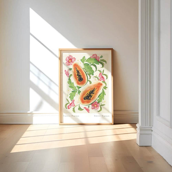 Sweet Papaya Art Print-