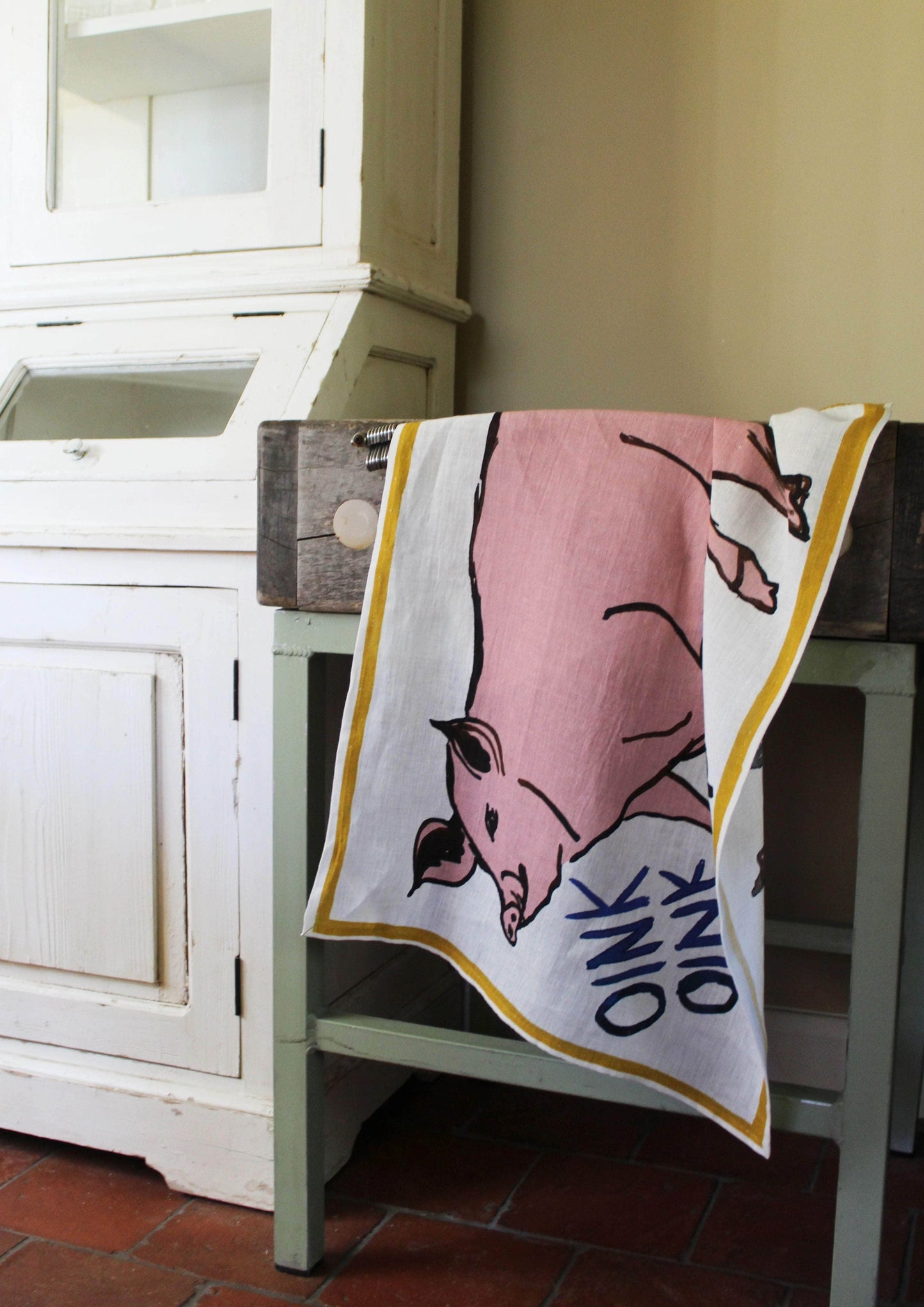 Pig Tea Towel