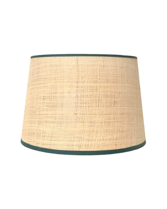 Seema Raffia Lampshade - Forest Green