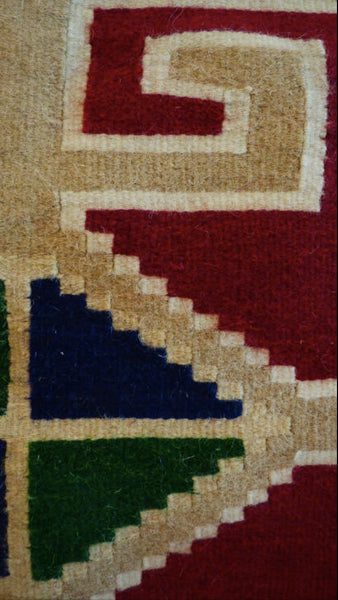 Vintage, Hand-Loomed, Decorative Wool Pillow Covers Set of Three