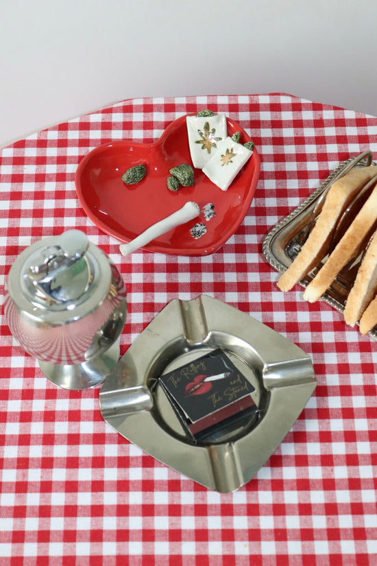 Rounded Weed Heart Ashtray