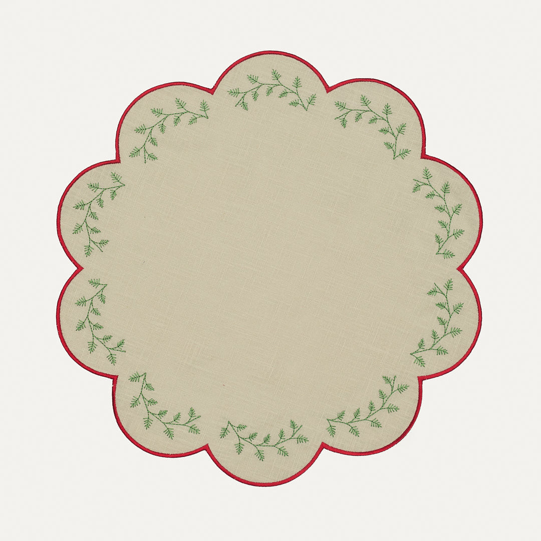 Lili Placemat with Foliage