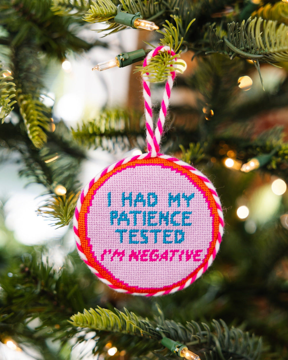 Needlepoint Ornament - Patience