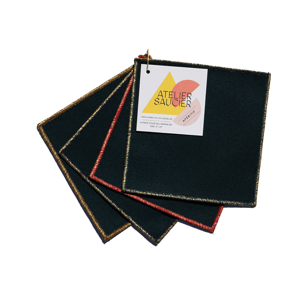 Tinsel Cocktail Napkins | Set of 4