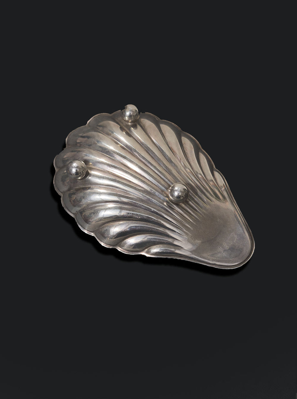 Silver-Plated Shell Vide-Poche