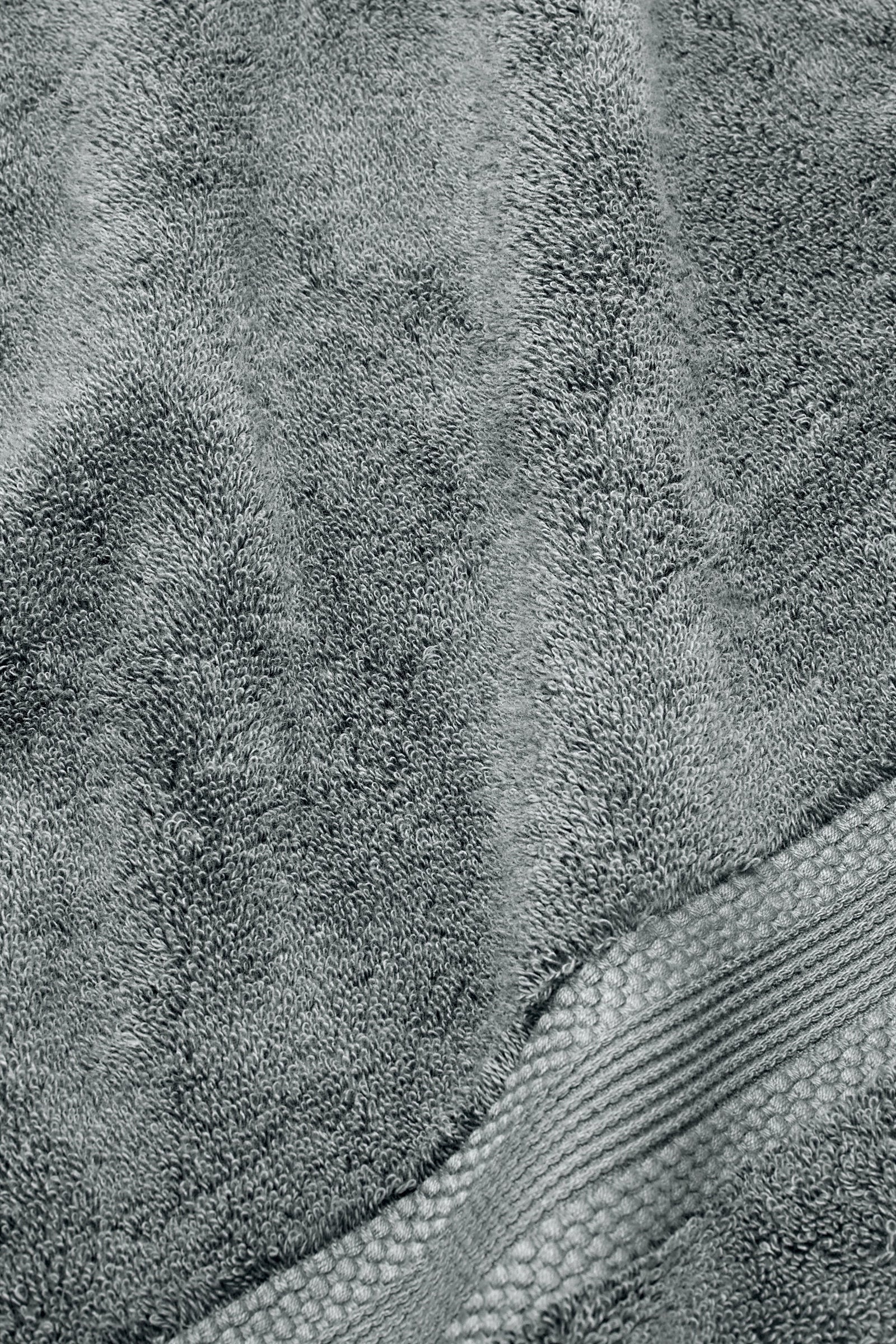 Organic Cotton Hand Towel - Slate Grey