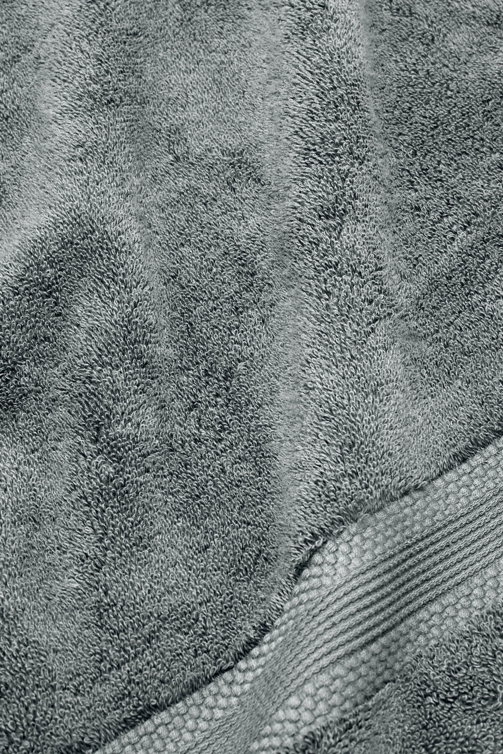 Organic Cotton Hand Towel - Slate Grey