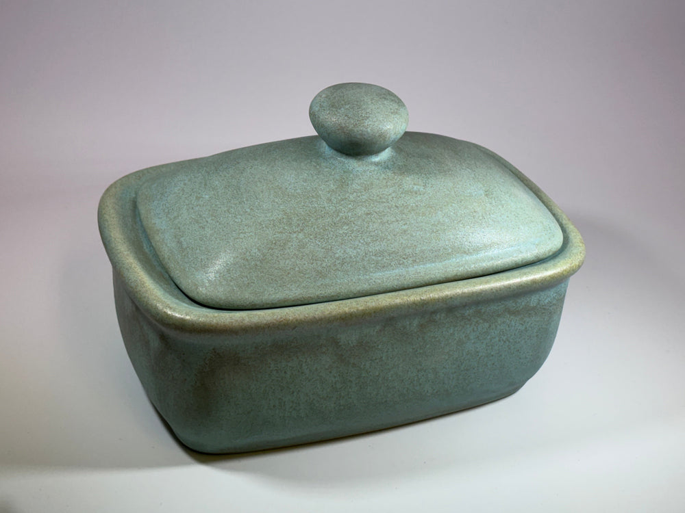 Butter Dish with Lid - Cornish Copper