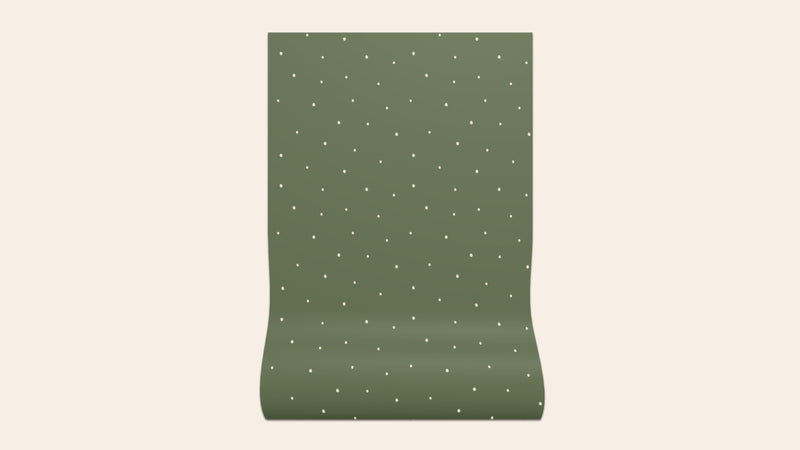 Dolce Daisies Wallpaper, Pistachio, Roll