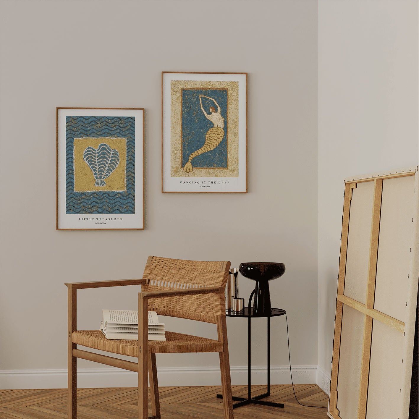 Dancing in the Deep - Mermaid Wall Art Print