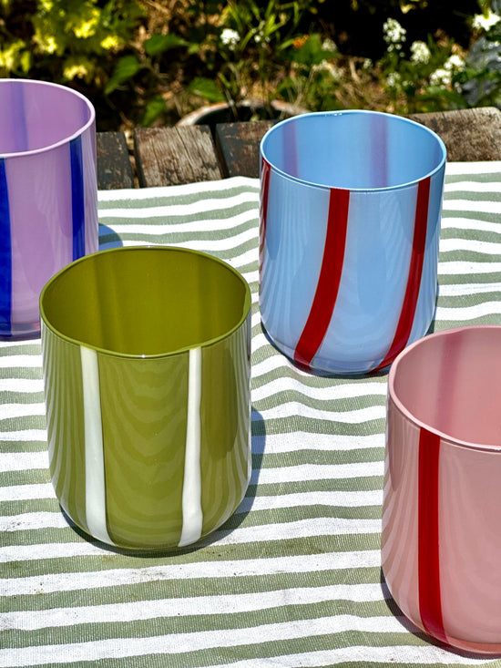 Atina Tumblers | Pink & Red