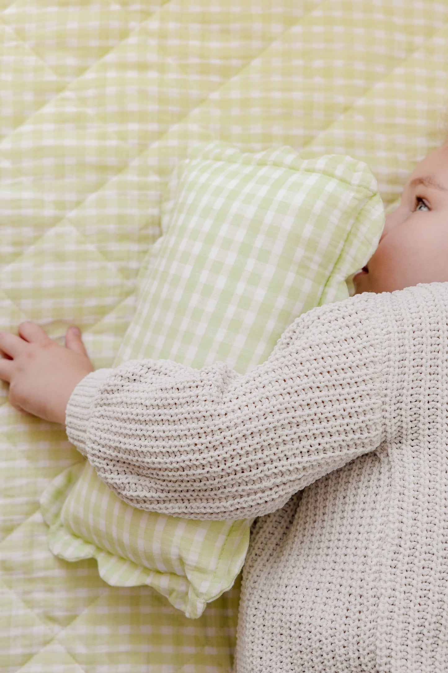 Soft Quilt Blanket – Pistachio