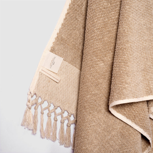 Plush and Bare Linen Hand Towel