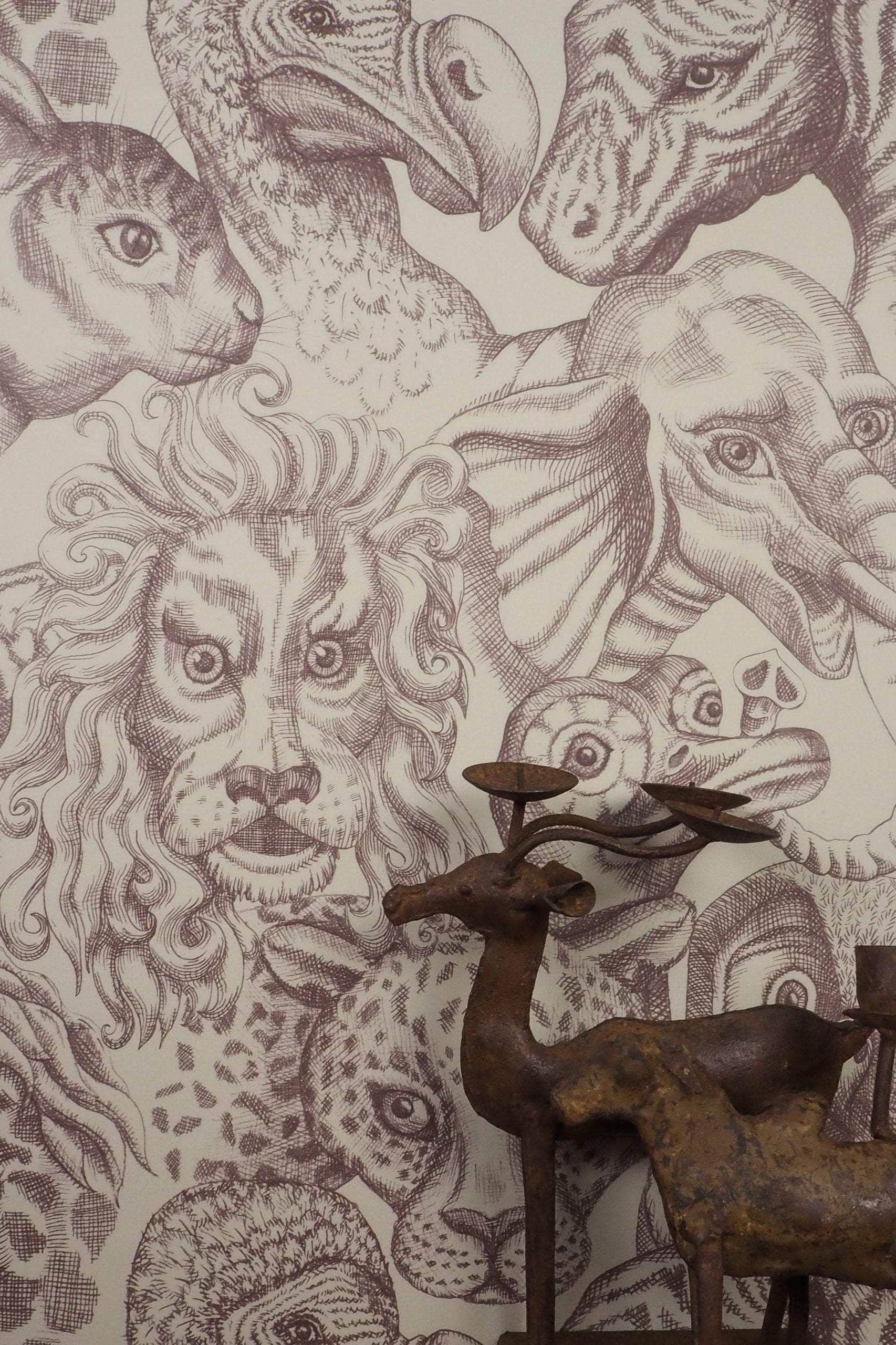 Rara Off White Wallpaper