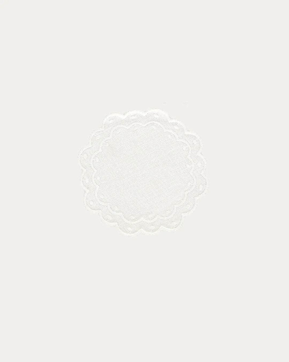 Dots Coaster, White