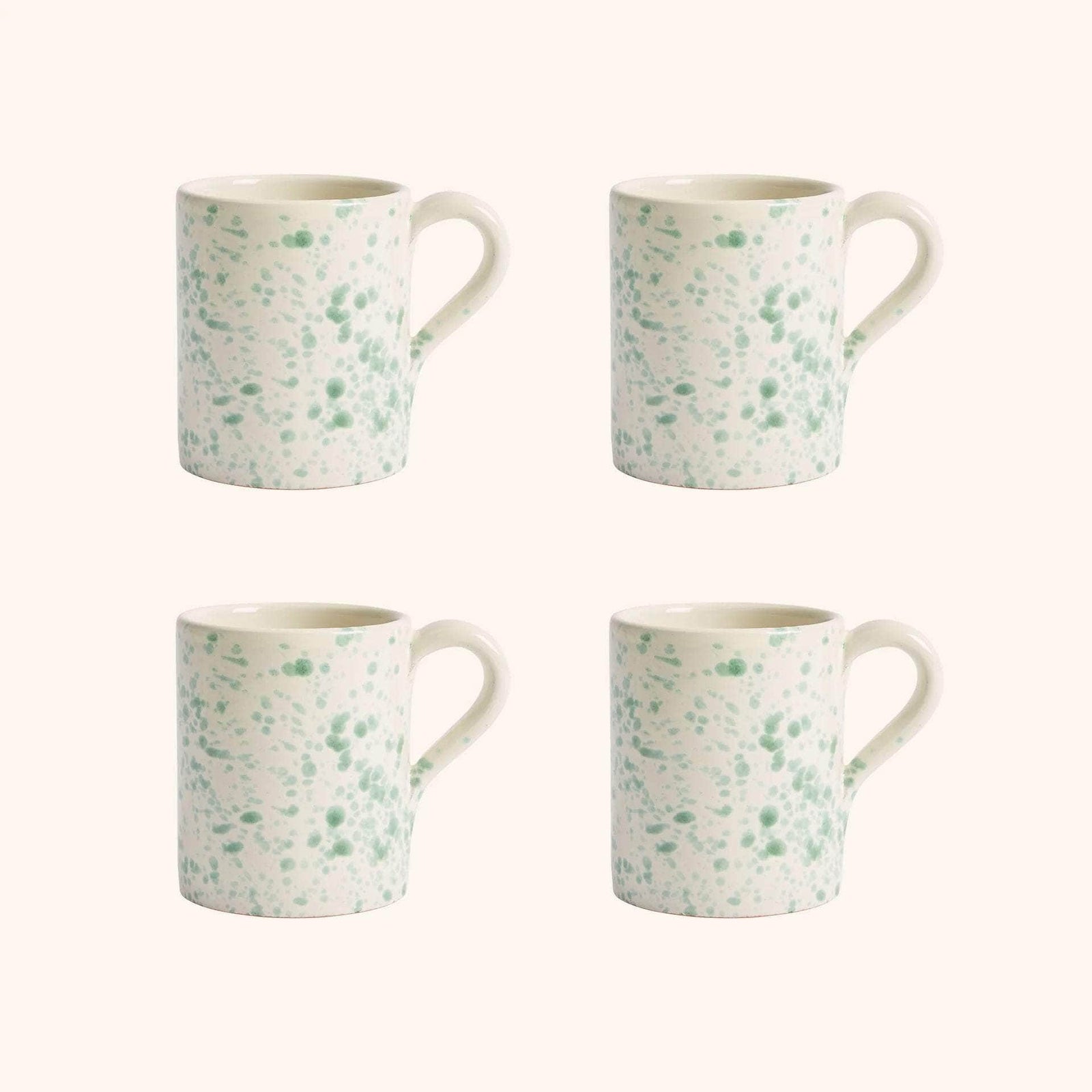 Pistachio Coffee Mug Set | 4 Pieces