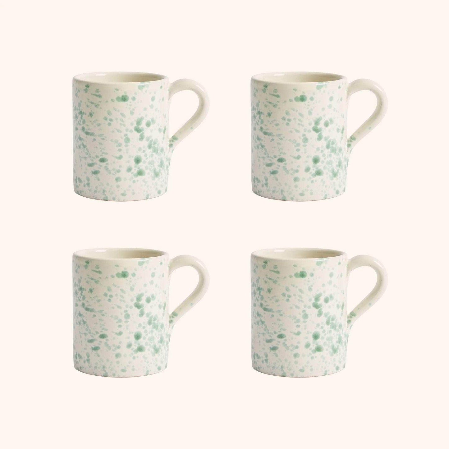Pistachio Coffee Mug Set | 4 Pieces