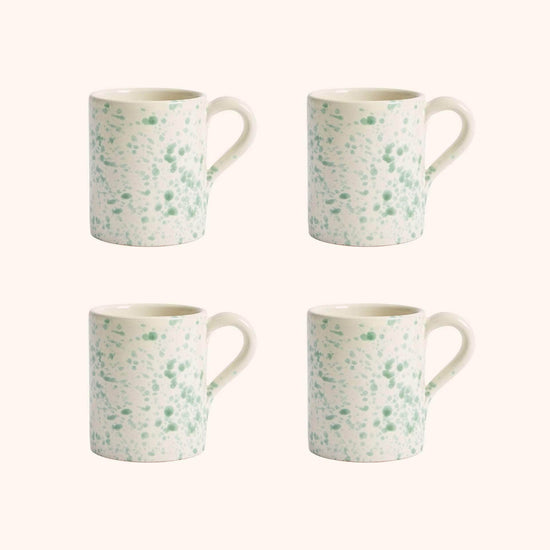 Pistachio Coffee Mug Set | 4 Pieces
