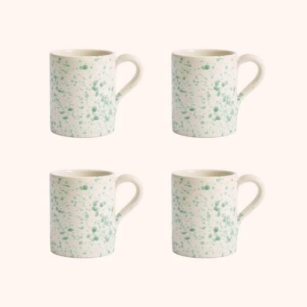 Pistachio Coffee Mug Set | 4 Pieces