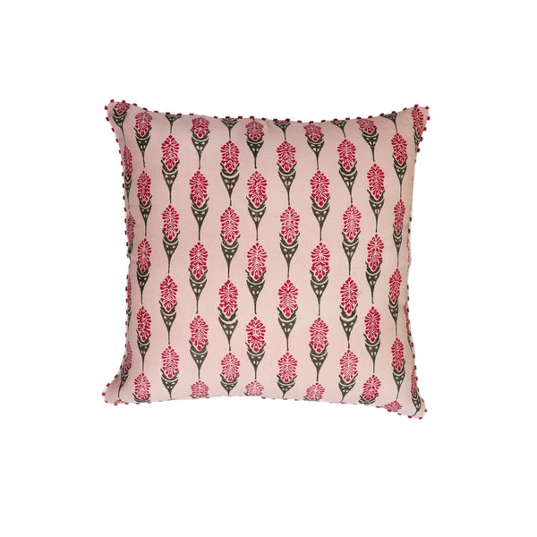 Bahaar Throw Pillow Cover - Pink