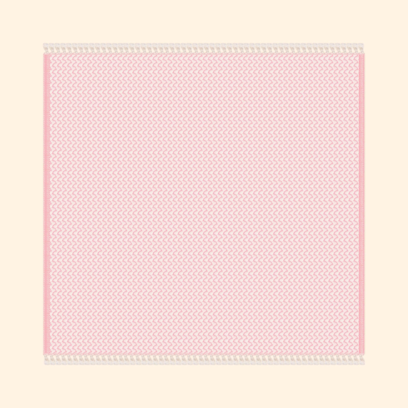 Silent Ripple Pure Cotton Blanket In Pink
