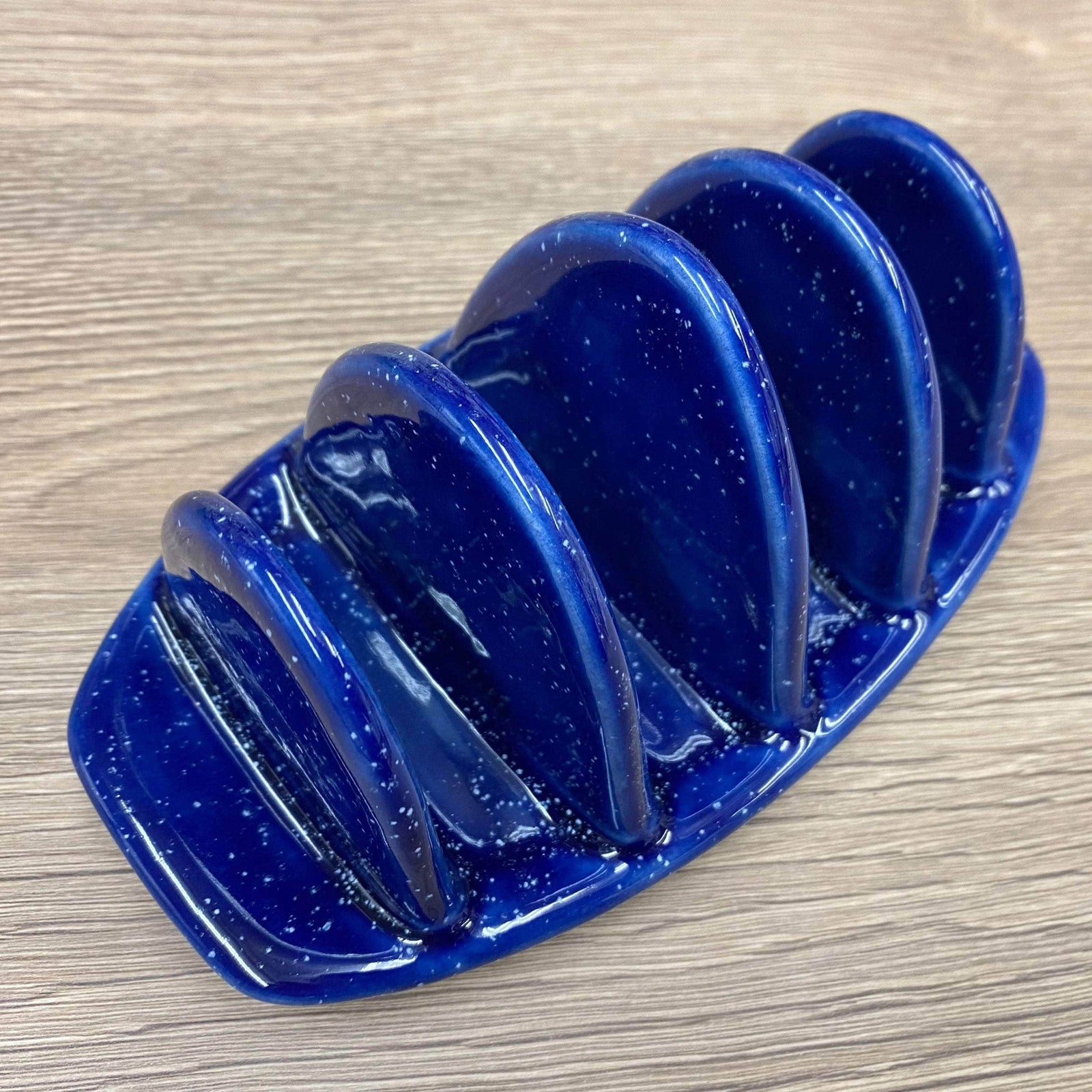 Toast Rack Night Sky Blue Glaze