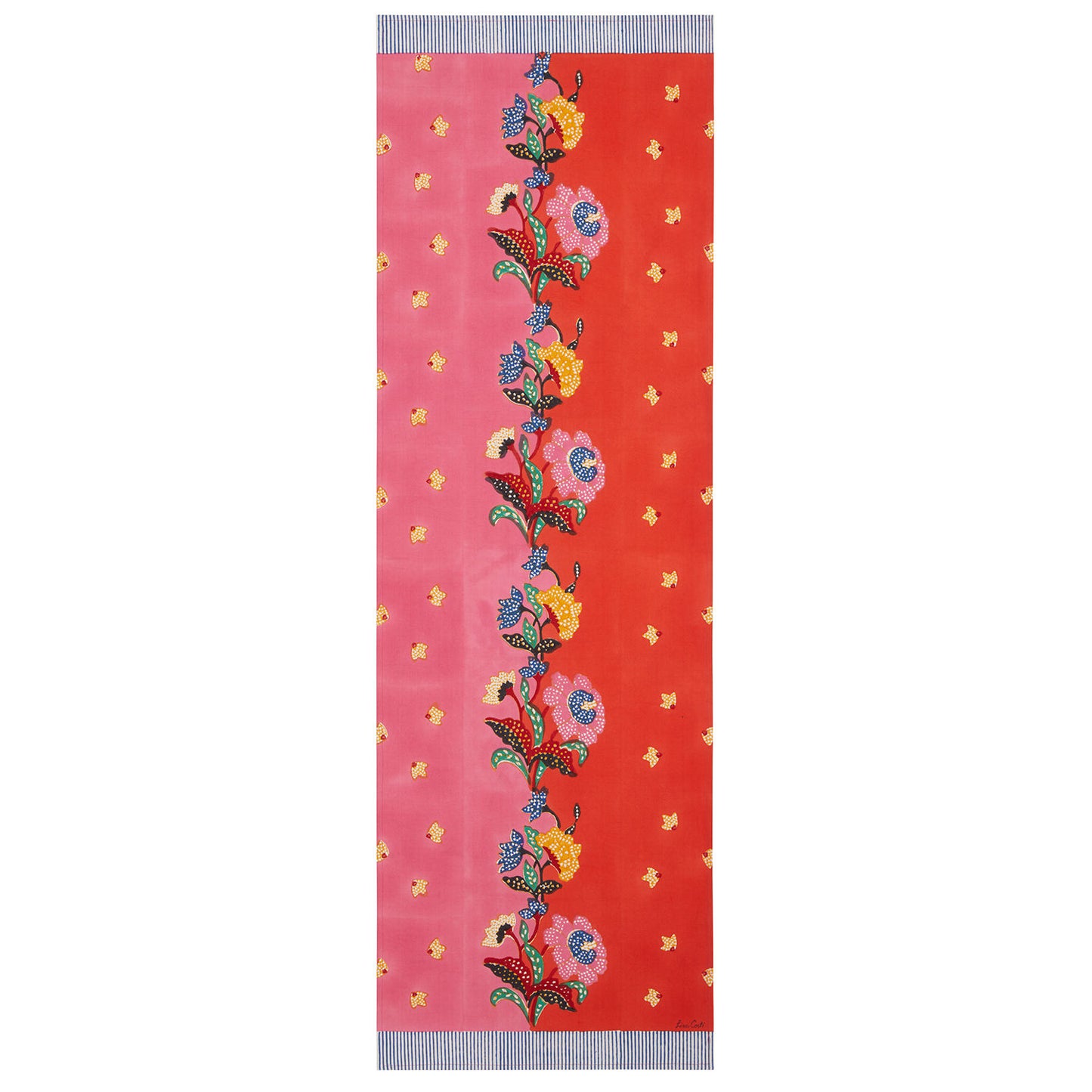 Cotton Runner Indonesian Red Rose