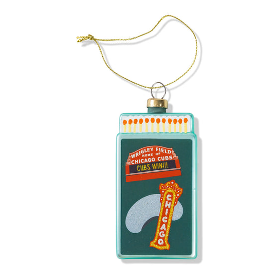 Matchbook Ornament - Chicago