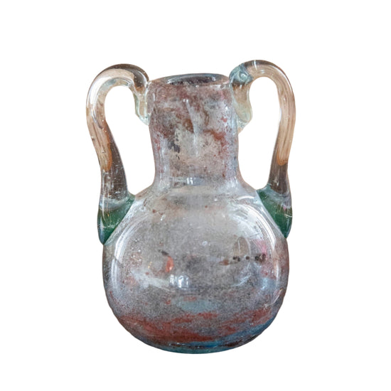 Blown Glass Amphora Vase, Lavender