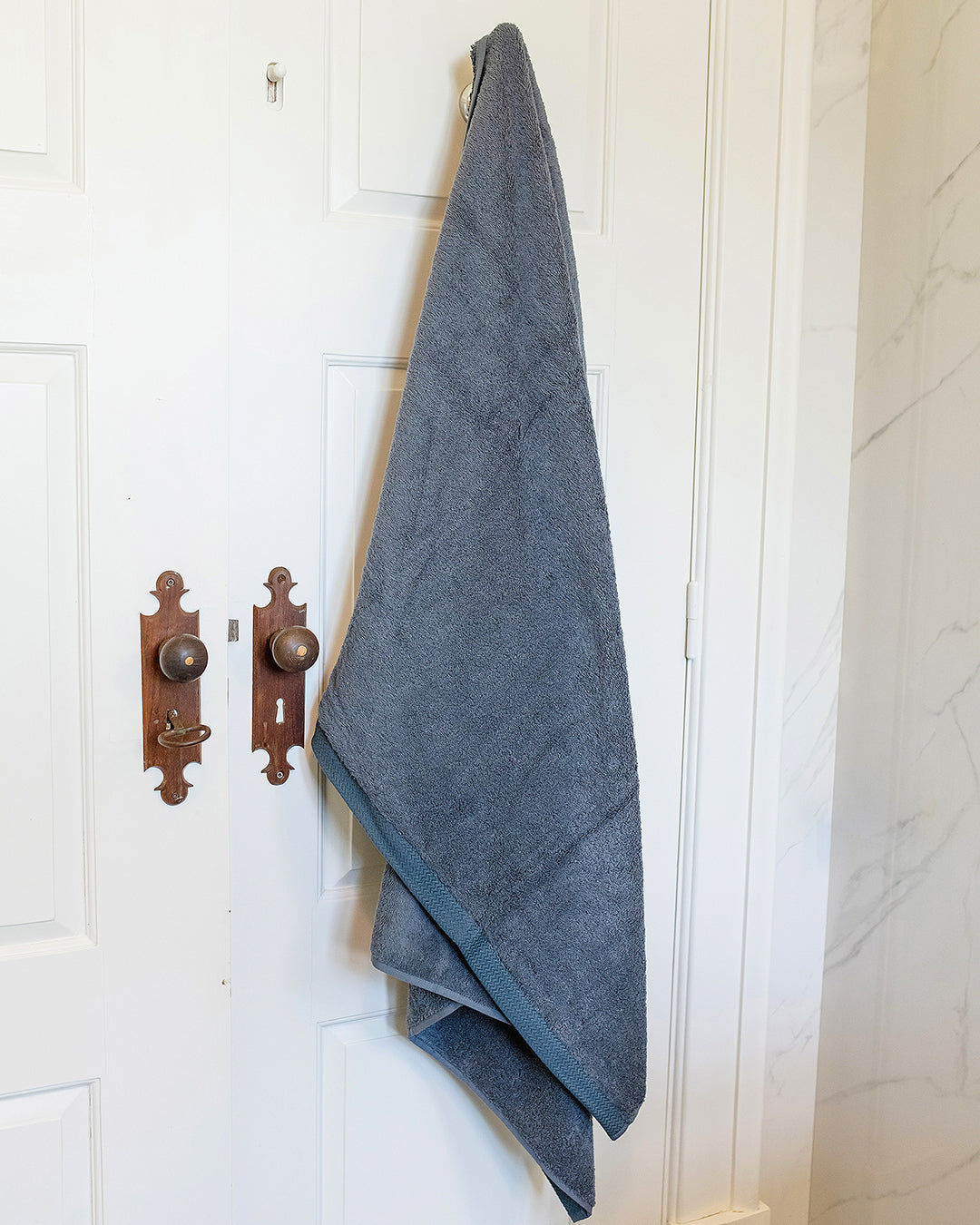 Dark Grey Cotton Bath Towel