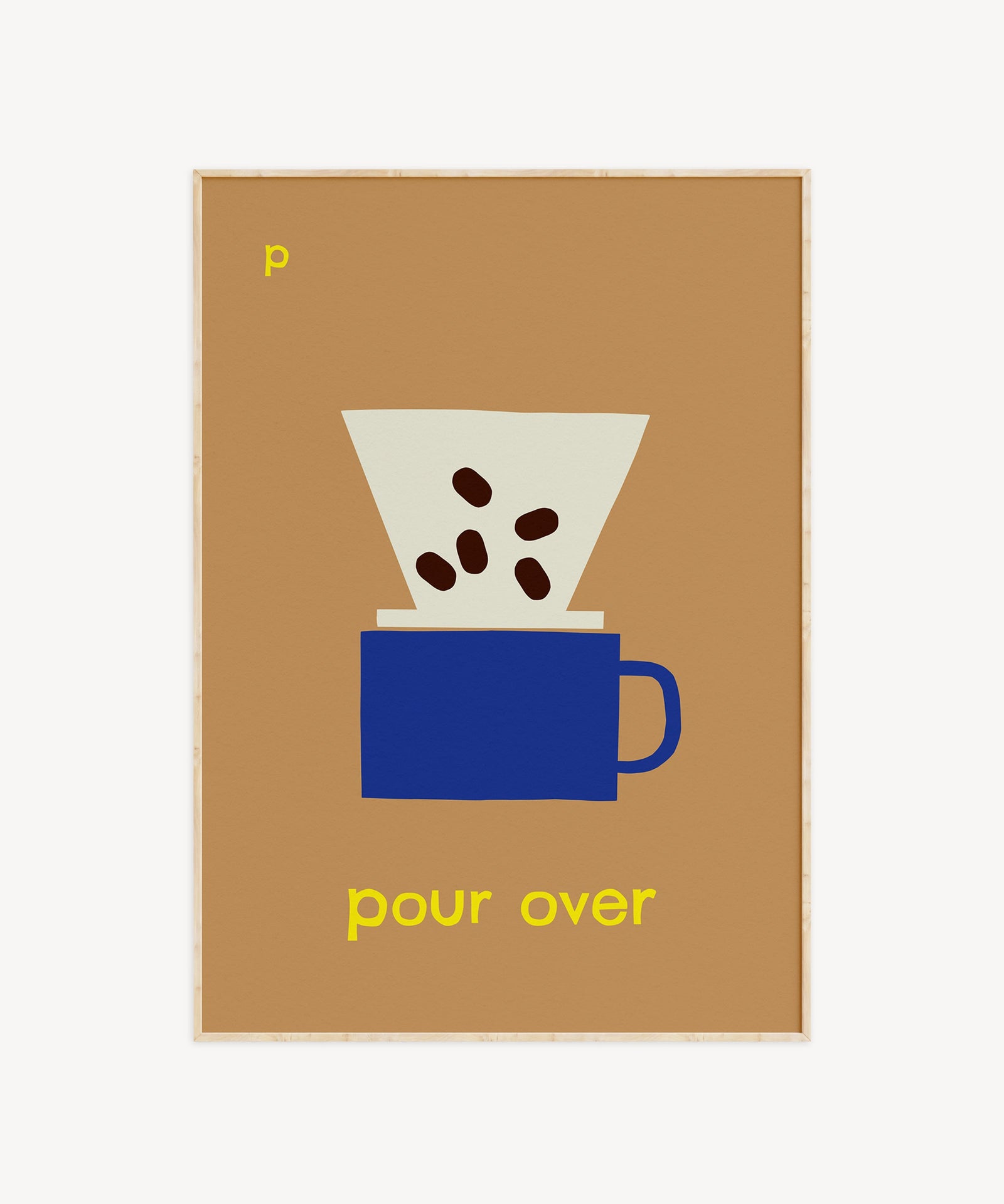 P for Pour Over Art Print