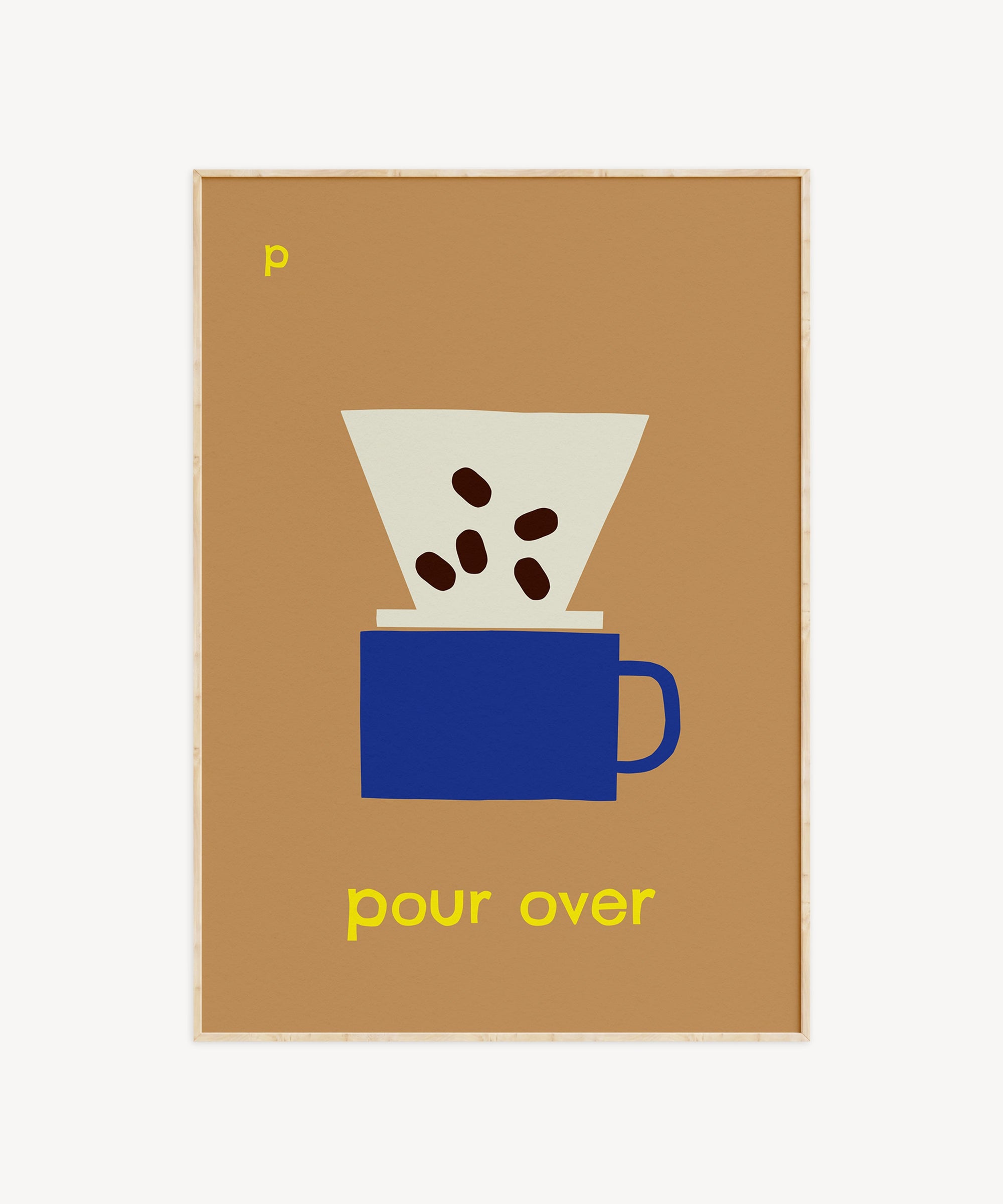 P for Pour Over Art Print